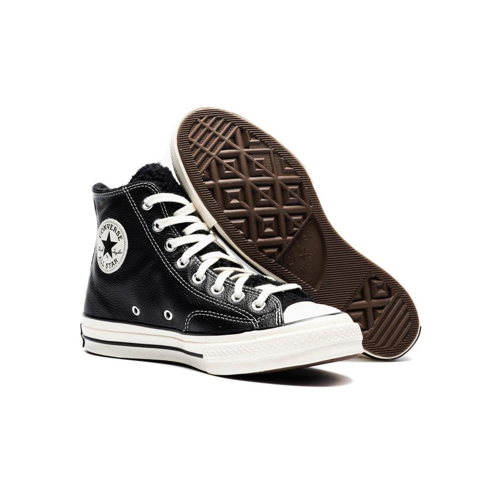 Converse Women’s Chuck 70 High-Top Leather Sneakers Black