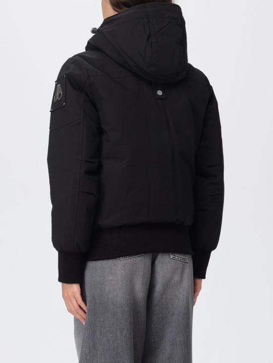 Moose Knuckles Original Debbie Shearling Trim Bomber Jac M35LB002S 305 BLACK DOM
