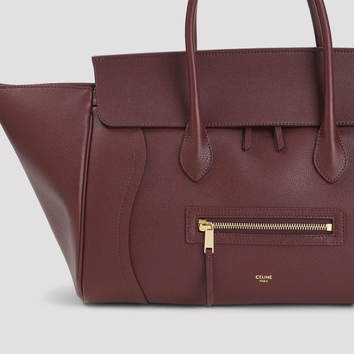 CELINE Leather Shoulder Bag