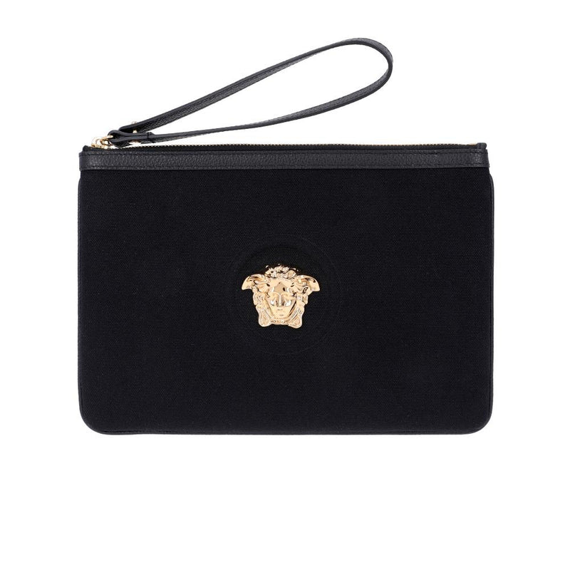 Versace La Medusa Leather Clutch Bag 1020074 1A15314 1B00V