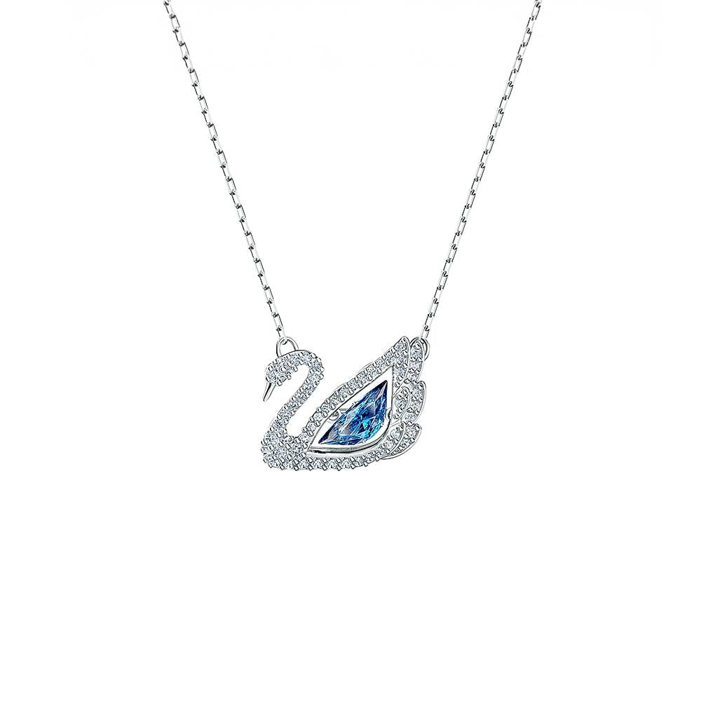 Swarovski Crystal Pendant Necklace for Women 5533397 Dancing Swan