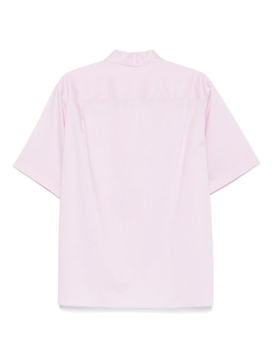 AURALEE Short Sleeve Shirt Men’s A25SS03TL LIGHT PINK DOM