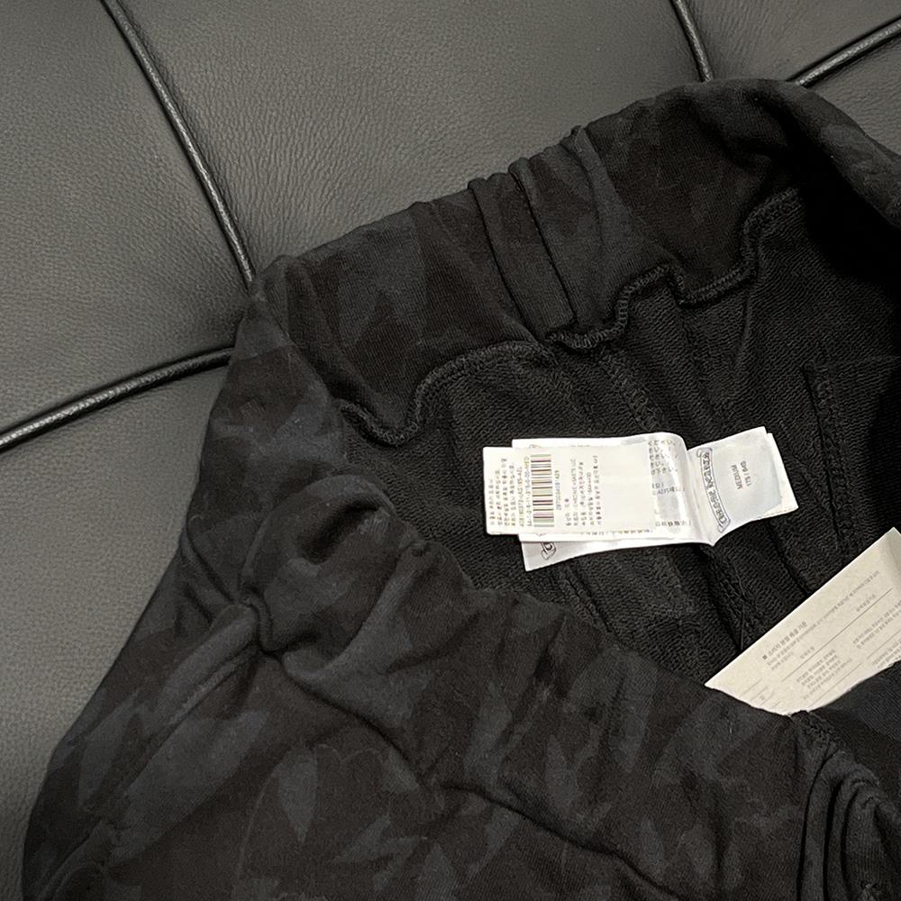 Chrome Hearts Black Cemetery Cross All Over Print Sweat Jogger Pants