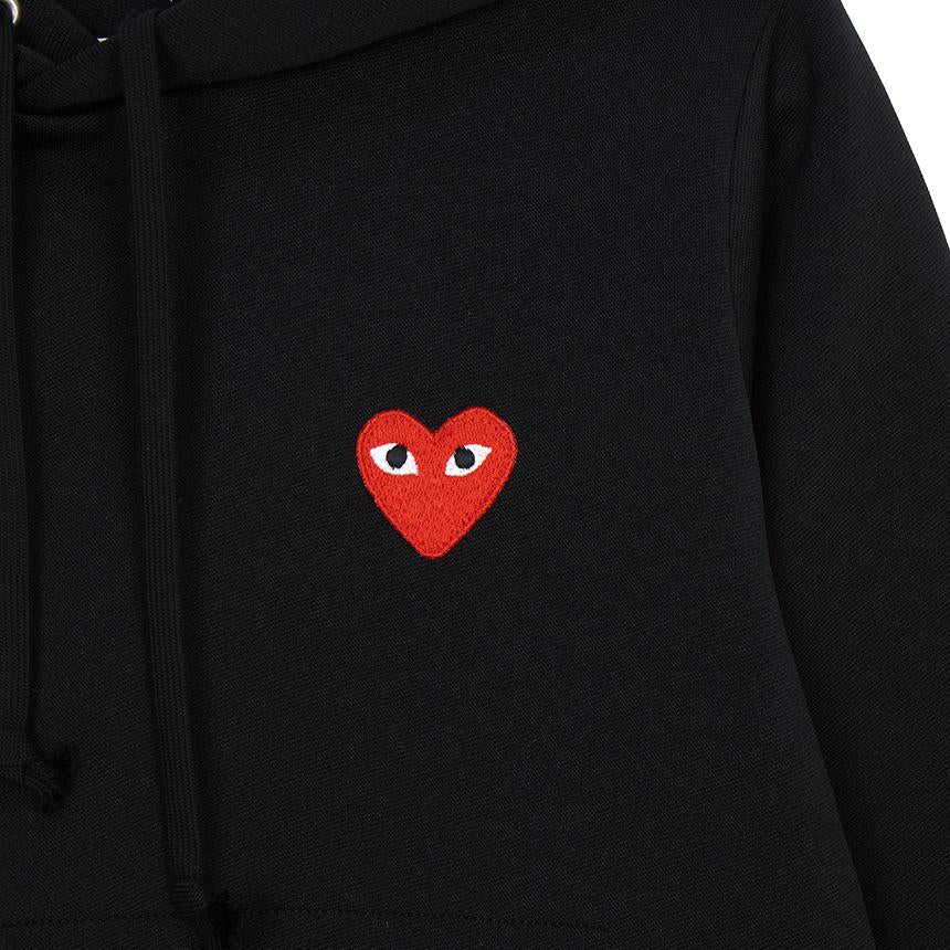 Comme des Garcons Red Heart Patch Women’s Hoodie AZ T173 051 1