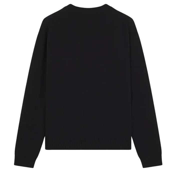 Maison Kitsune Fox Head Intarsia Comfort Cardigan Navy Men’s Knit