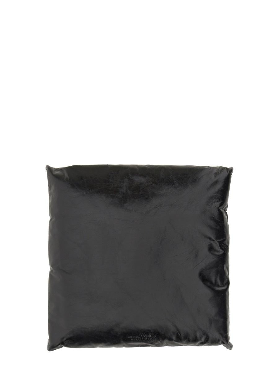 Bottega Veneta Black Leather Clutch Bag