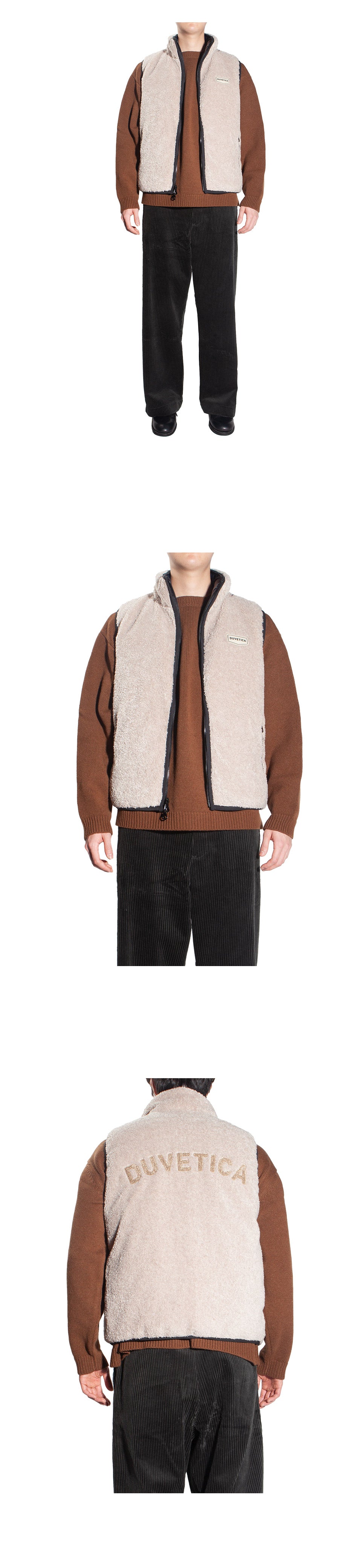 Duvetica Men's Reversible Down Puffer Vest VUDV06525K0001