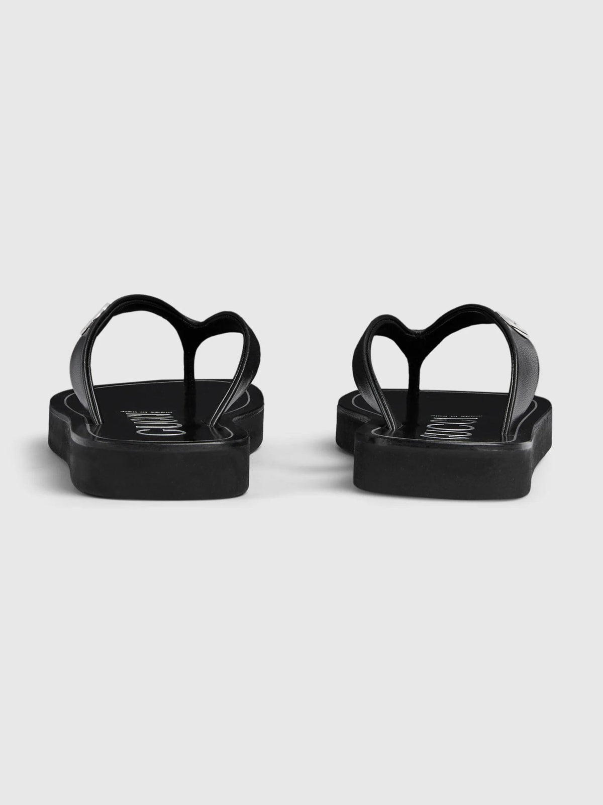 GUCCI Black Leather Strappy Sandals