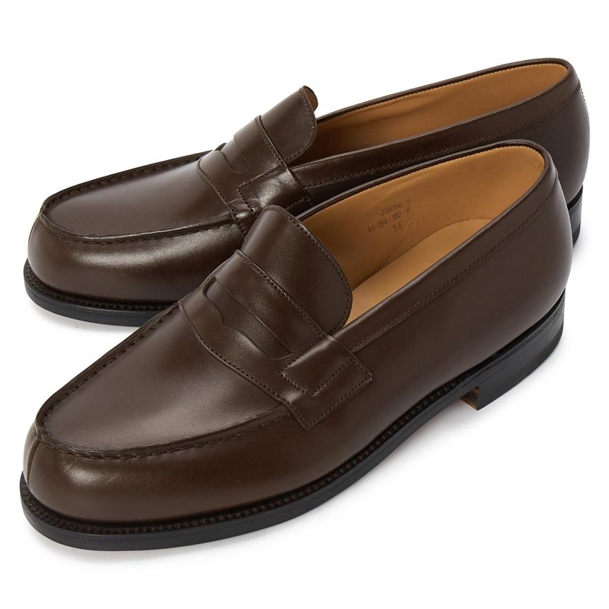 J.M. WESTON Men’s Loafers Width E 11411541801F E CHOCOLATE
