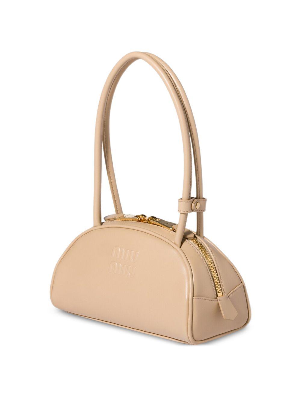 Miu Miu Brown Leather Shoulder Bag