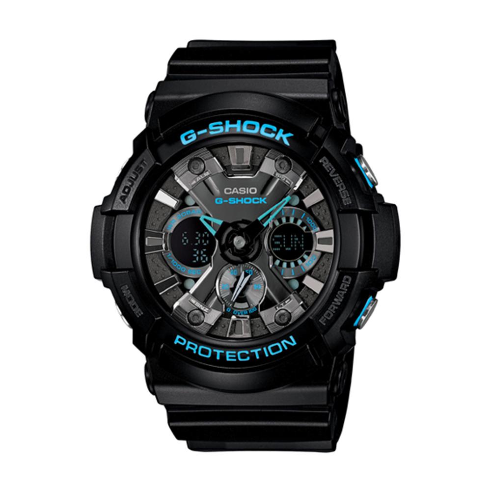 G Shock Black Resin Sports Watch Men’s Rubber Strap Watch GA 201BA 1A