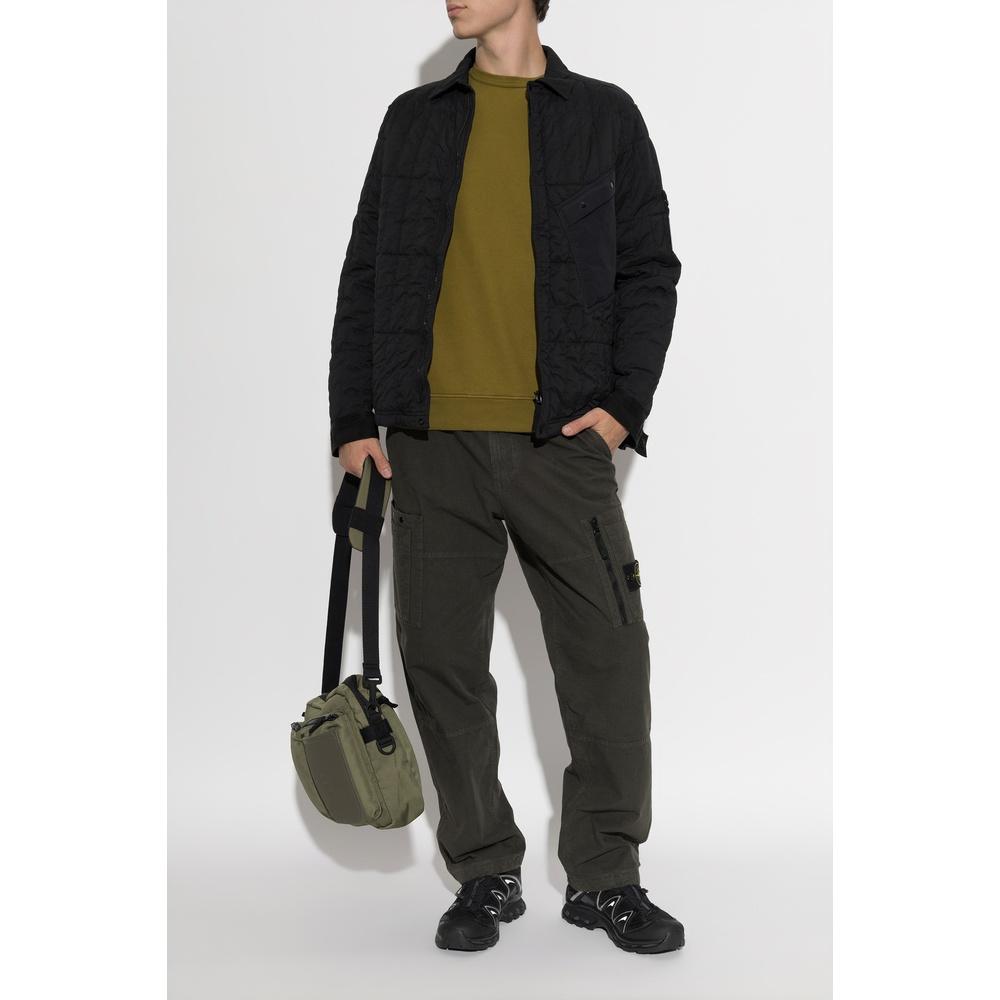 STONE ISLAND Quilted Coach Jacket Black Men’s