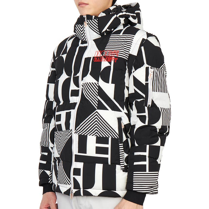 HORN GARMENT Men's Golf Puffer Jacket HCM 2C AD01 WHITE