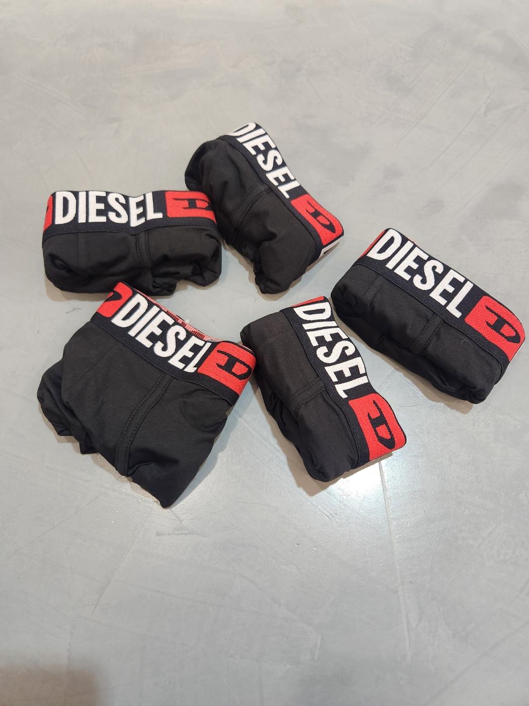 DIESEL Men’s 5-Pack Black Boxer Briefs Unde 00SUAG 0DDAI E4356 00SUAG0DDAI E4356