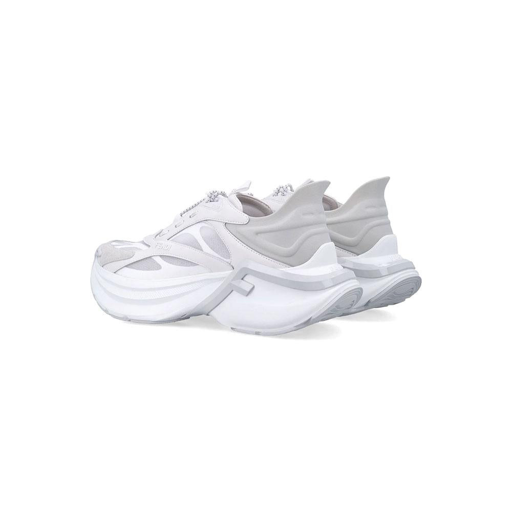 FENDI F-Light Low Top Sneakers White Beige Women
