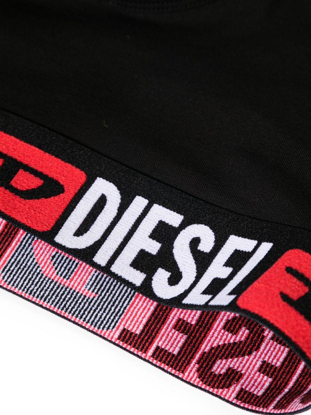 DIESEL Black UFSBORIBA Bra Underwear