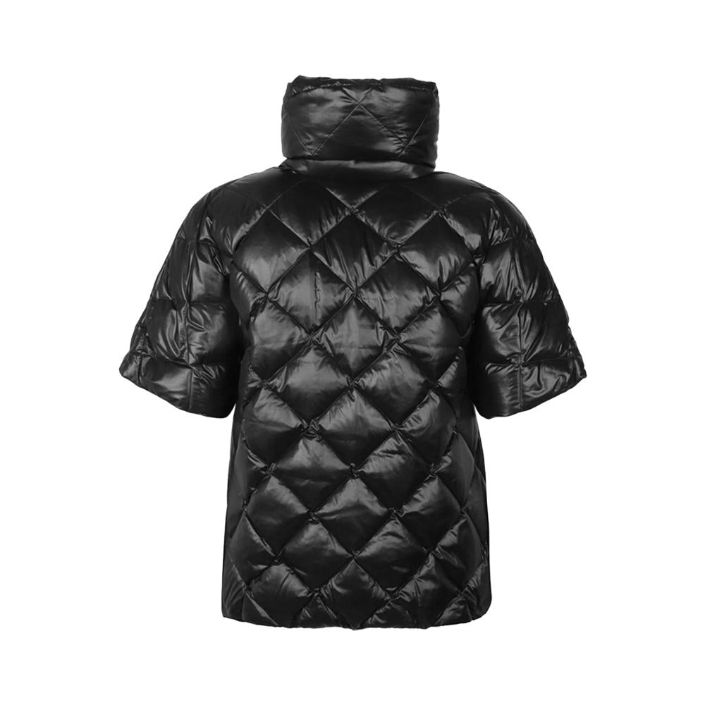 Duvetica SERAPIDE Black Half Sleeve Puffer Jacket
