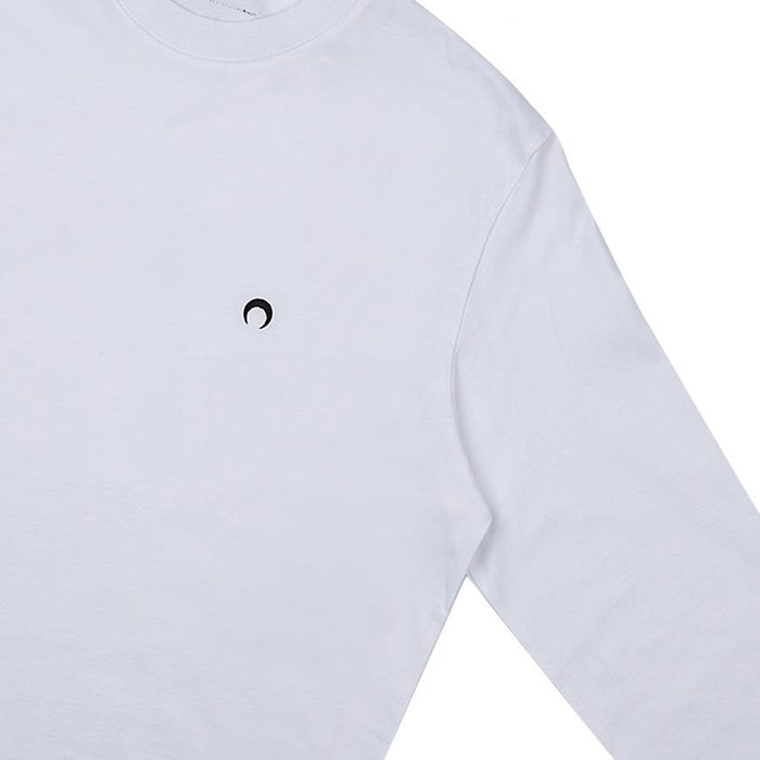 Marine Serre Men’s Moon Logo Embroidered T-Shirt