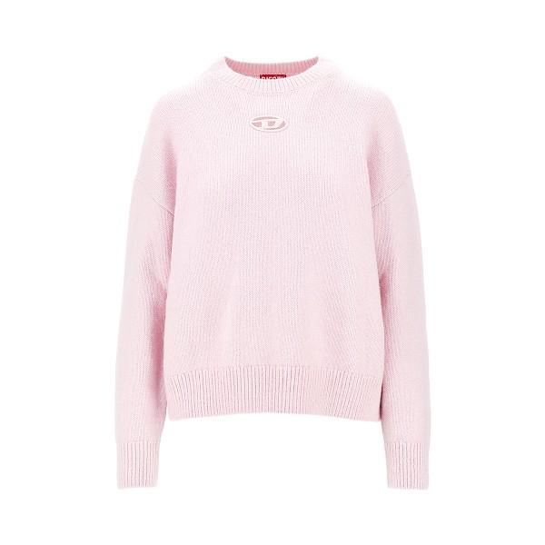 DIESEL Black Wool Blend Crewneck Knit Sweater for Women