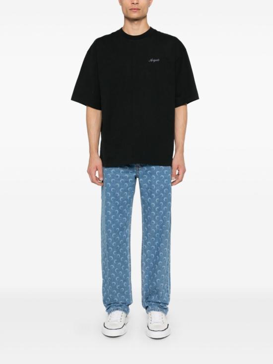 AXEL ARIGATO Black Cotton Short Sleeve T-Shirt A1460005BLACK DOM