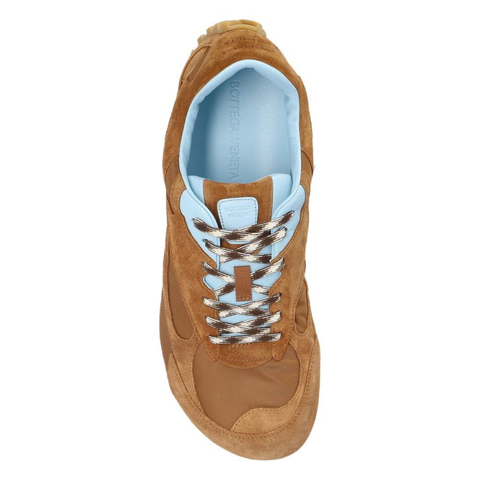 Bottega Veneta Orbit Flash Men’s Low-Top Sneakers Brown Leather