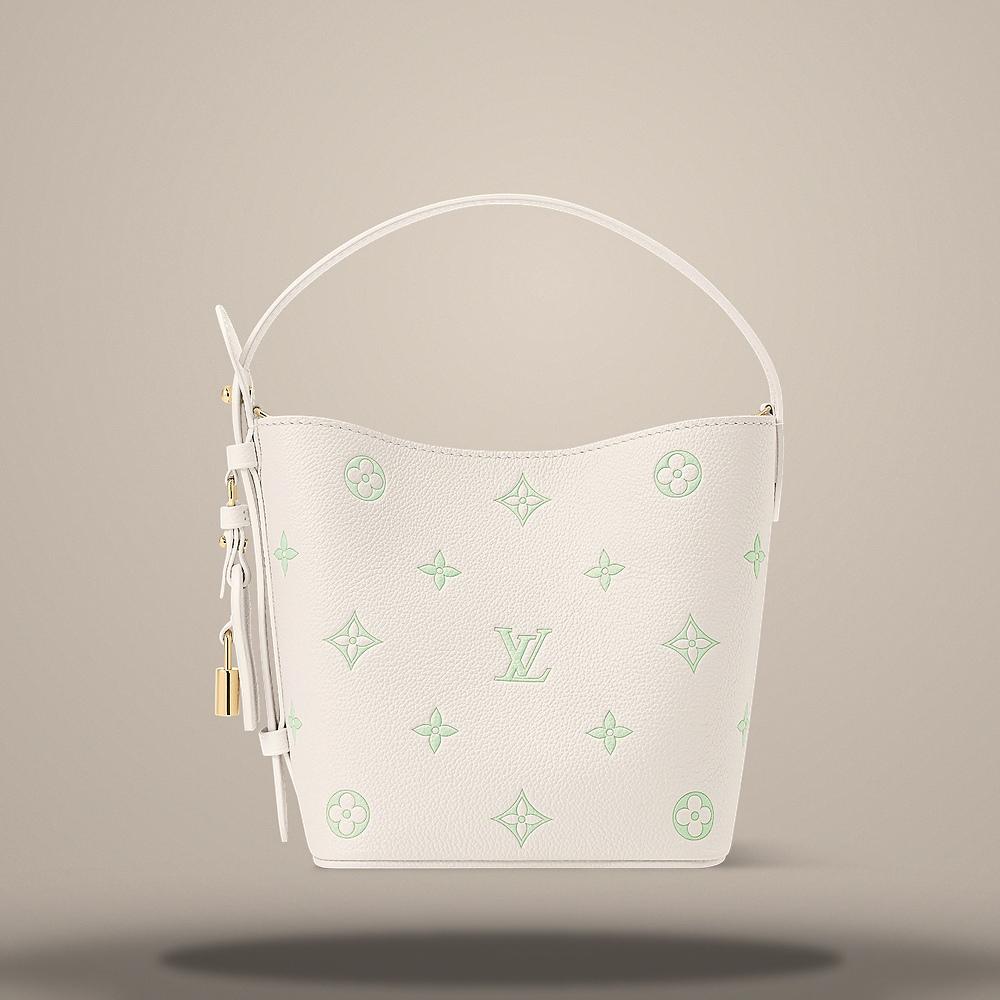Louis Vuitton All In BB Shoulder Bag Milky White Green