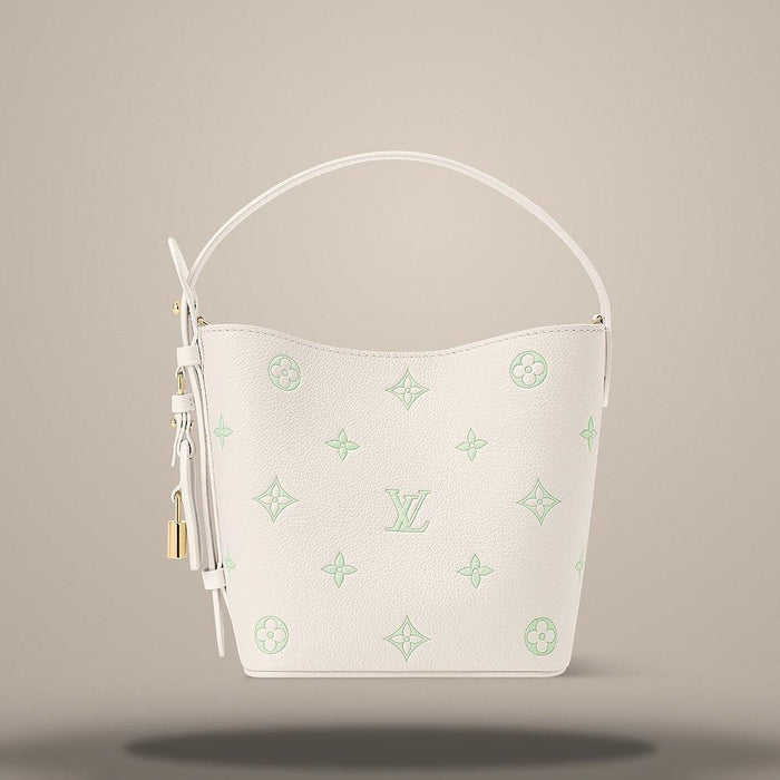 Louis Vuitton All In BB Shoulder Bag Milky White Green