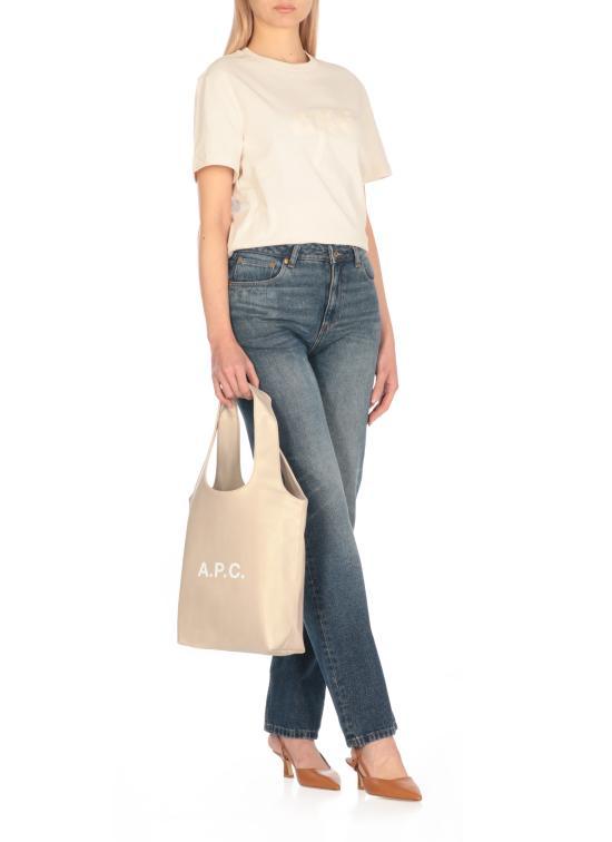 A.P.C. Putty Short Sleeve T-Shirt Women’s Cotton Top COHGSM26504 AAE