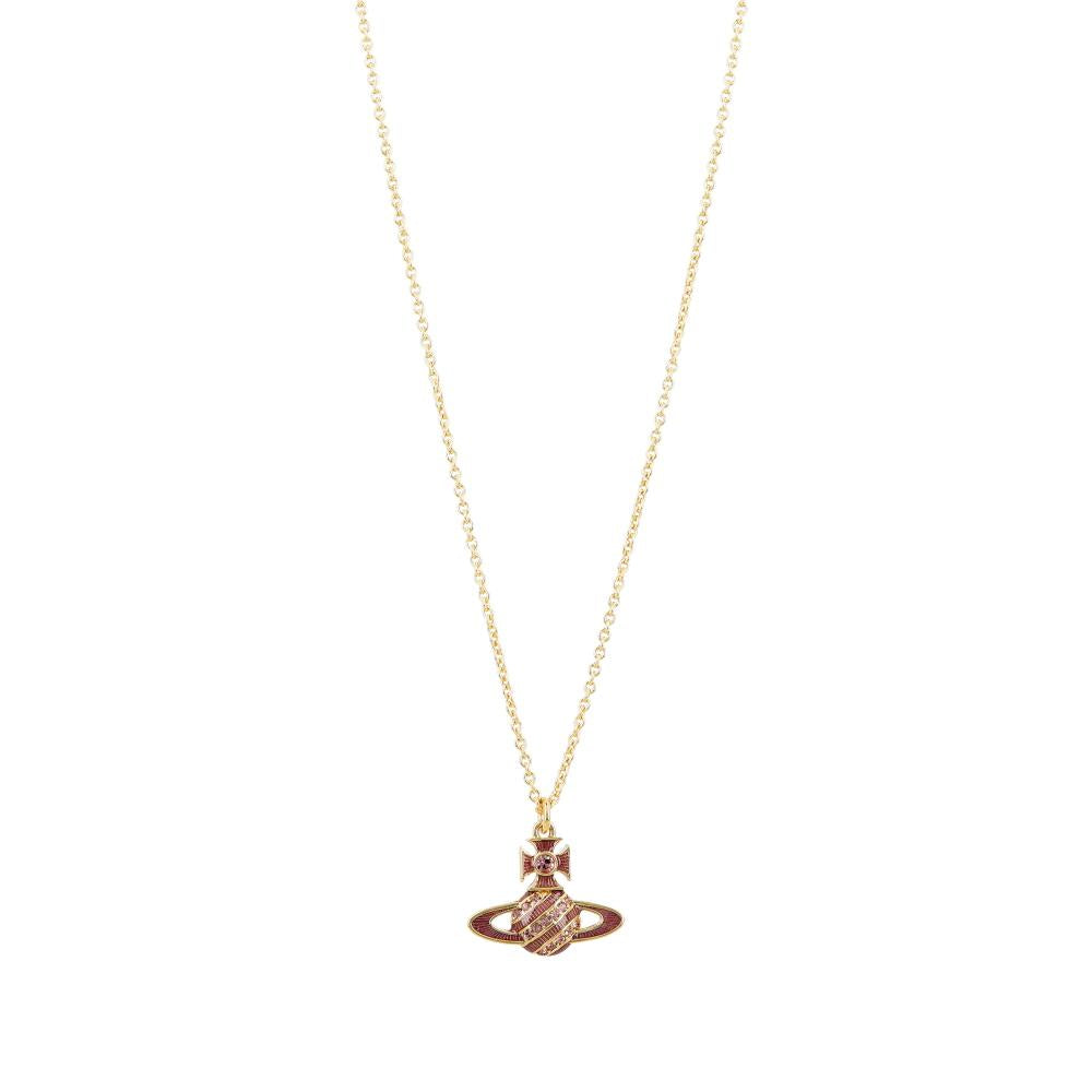 Vivienne Westwood Assist Bas Relief Pendant Necklace for Women 630203FI 02R875