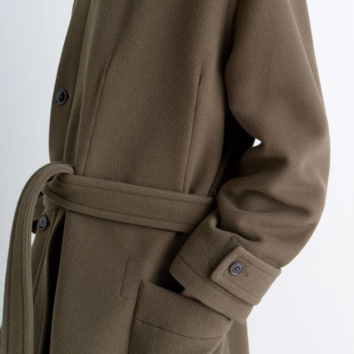 Lemaire Unisex Wrap Double Wool Coat CO1037 LF1116 BR500