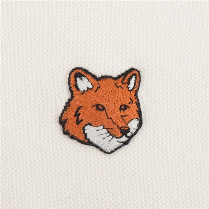 Maison Kitsune Fox Head Regular Fit Polo T-Shirt