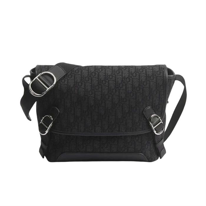 DIOR Jet Flap Messenger Bag Small Blue Crossbody