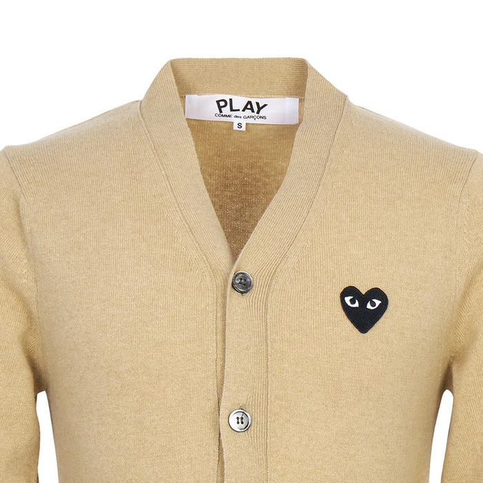 Comme des Garcons Black Heart Patch Unisex Cardigan