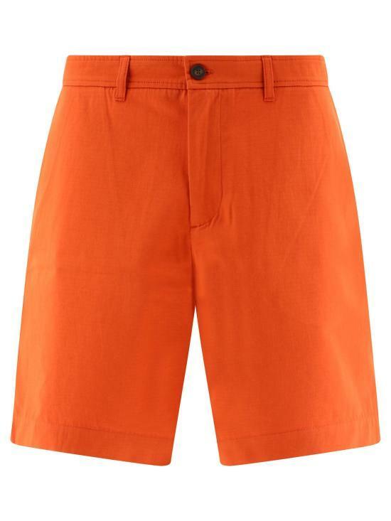Maison Kitsune Board Shorts Men’s P674 Navy Cotton MM01402 WW0074 P674