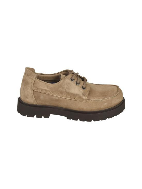 Birkenstock Taupe Suede Highwood Moc Lace Low Loafers Women