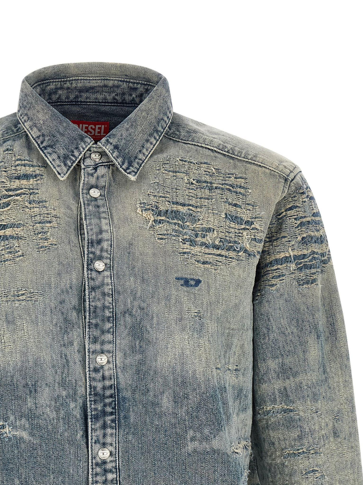 DIESEL Long Sleeve Button-Up Shirt for Men
