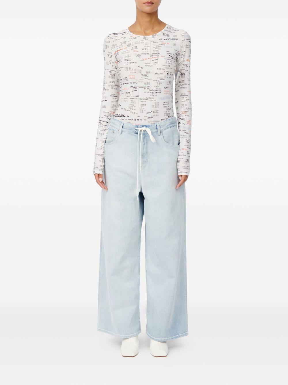 Maison Margiela Blue Denim Jeans for Women