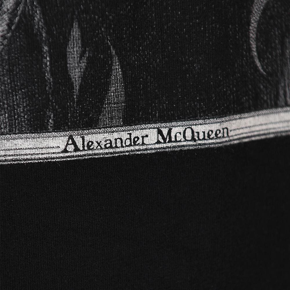 Alexander Mcqueen King Skull Short Sleeve T-Shirt Black