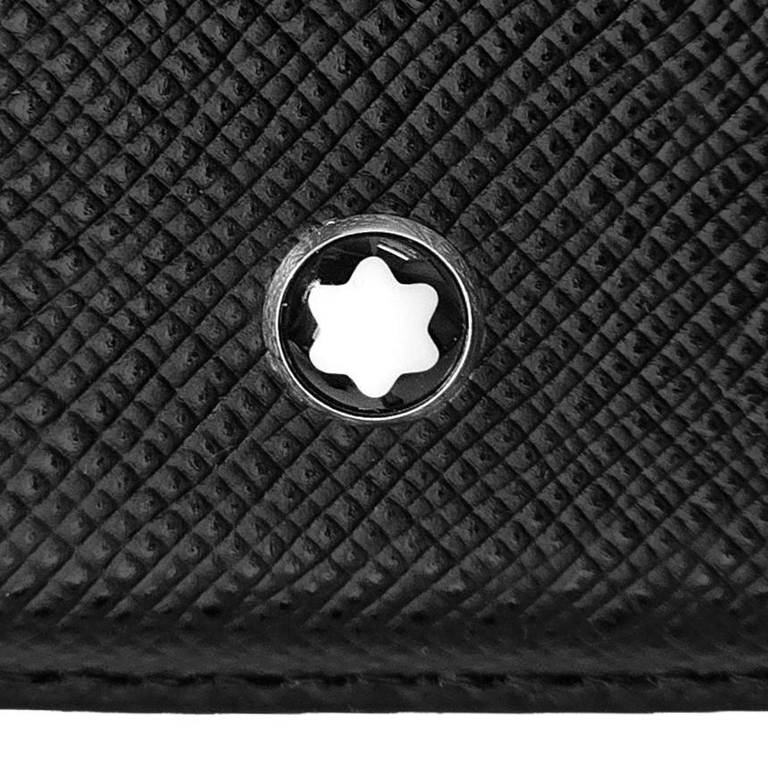 Montblanc Sartorial 2CC MagSafe Leather Card Holder Wallet 130325