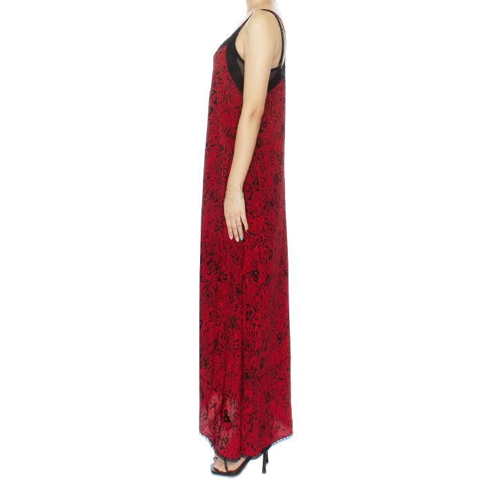 Zadig&Voltaire Crimson Risty Long Dress