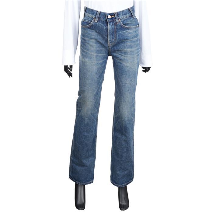 CELINE Françoise Straight Wash Denim Pants