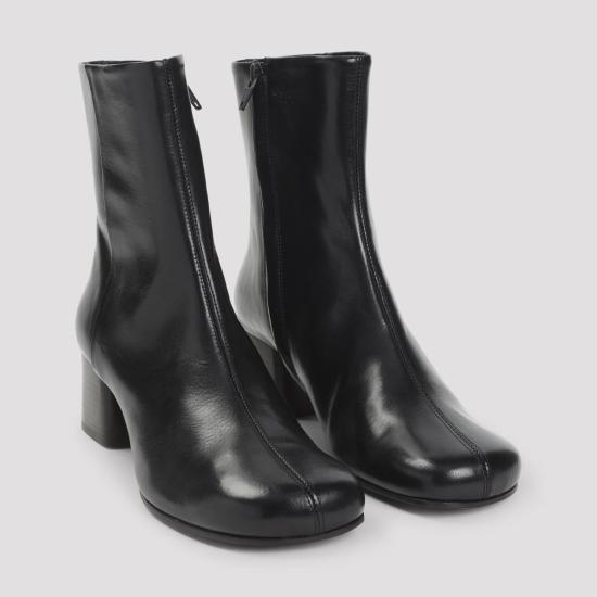 Lemaire Anatomic Women's Ankle Boots FO0206 LL0078 999 BLACK DOM