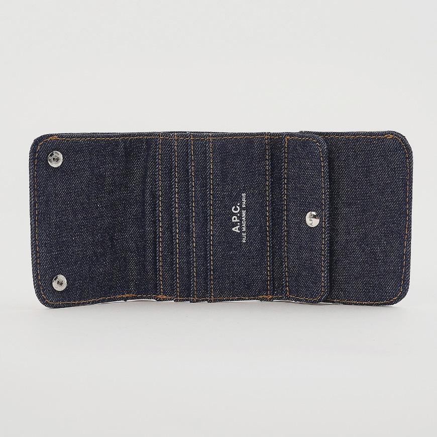 A.P.C. Unisex Denim Standard Bifold Wallet H63650 IAI