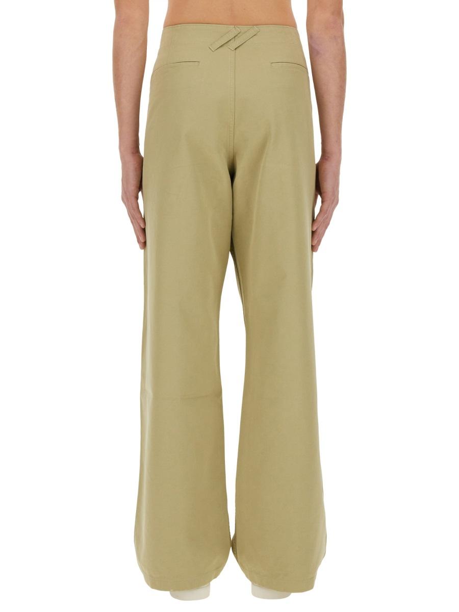 BURBERRY Beige Wool Tailored Suit Pants for Men