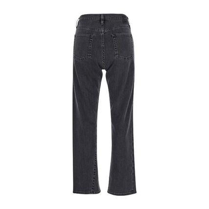 Toteme Grey Wash Denim Pants 22223274330300