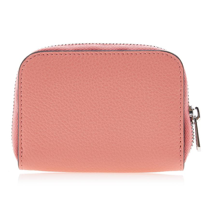 Ferragamo Gancini Zip Around Card Holder Wallet for Wome 22 0406 CORALLO 0758666