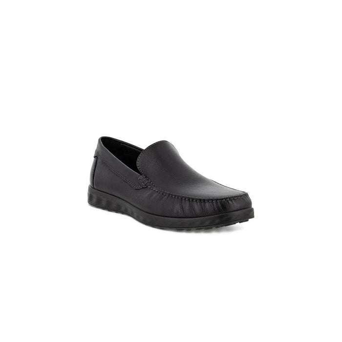 ecco S-Lite Black Leather Moccasin Loafers for Men