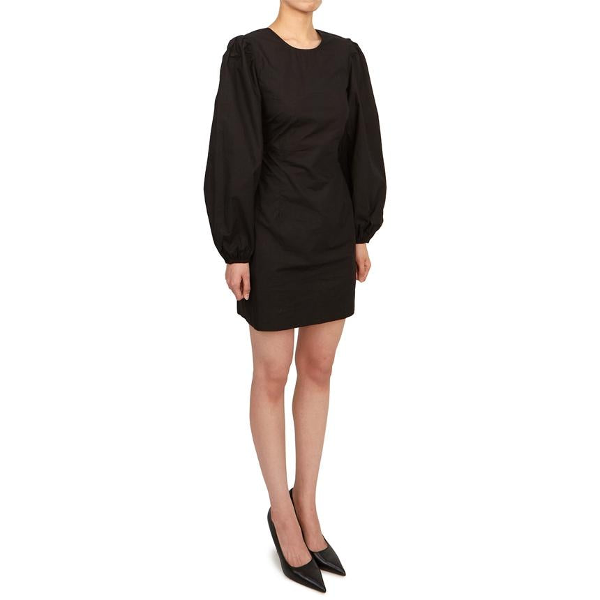 GANNI Black Mini Dress Women’s Mini Dress