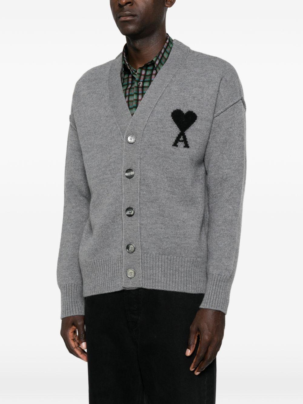 AMI Paris Cardigan Men’s Knit Sweater Cardigan