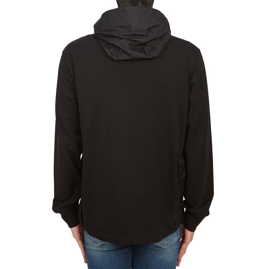 CP Company Men’s Hooded Zip-Up Down Puffer Jacket Black